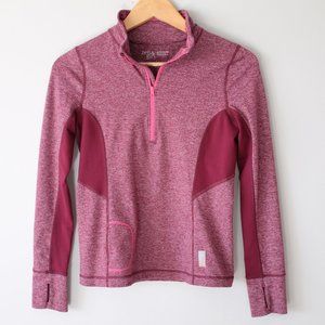 Zella Girls Long Sleeve Quarter Zip Shirt